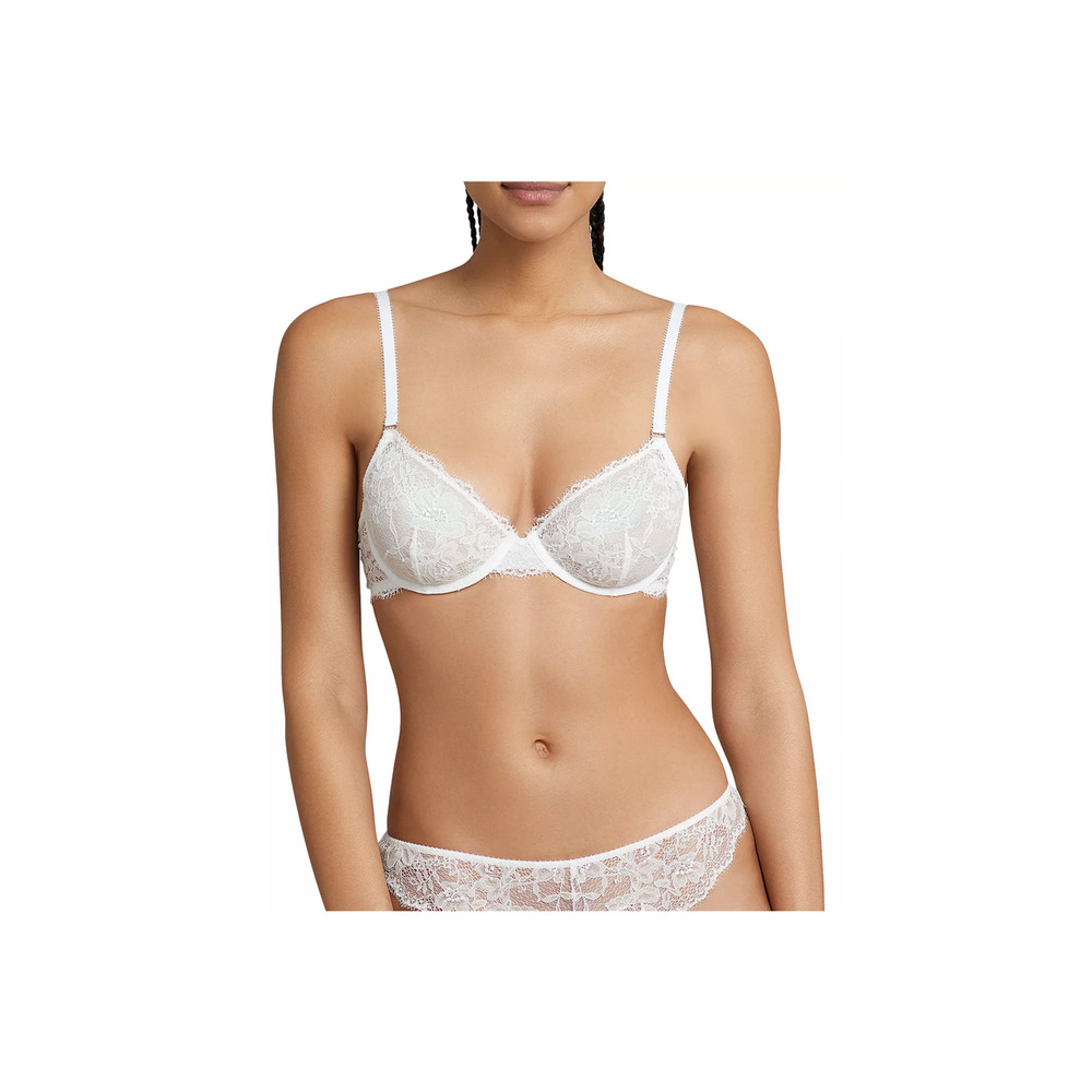 Polo Ralph Lauren Heritage Lace Demi Bra Ecru Size 36C